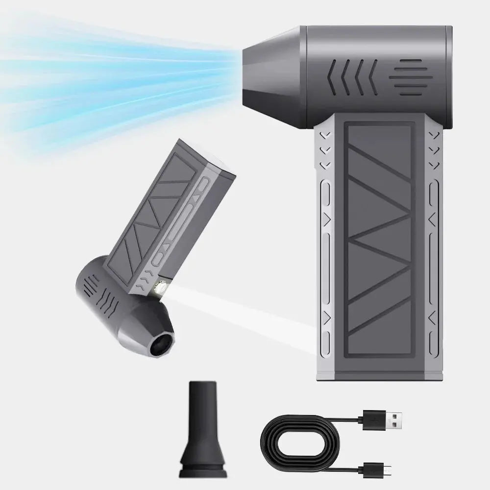 130000RPM Mini Turbo Jet Fan Electric Air Duster Adjustable wind speed Turbo Violent Blower Rechargeable with Light Car Cleaning Dropshipman