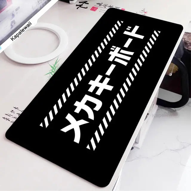 Black And White Desk Mat Gaming Mouse Pad Large Mousepad Gam Dropshipman