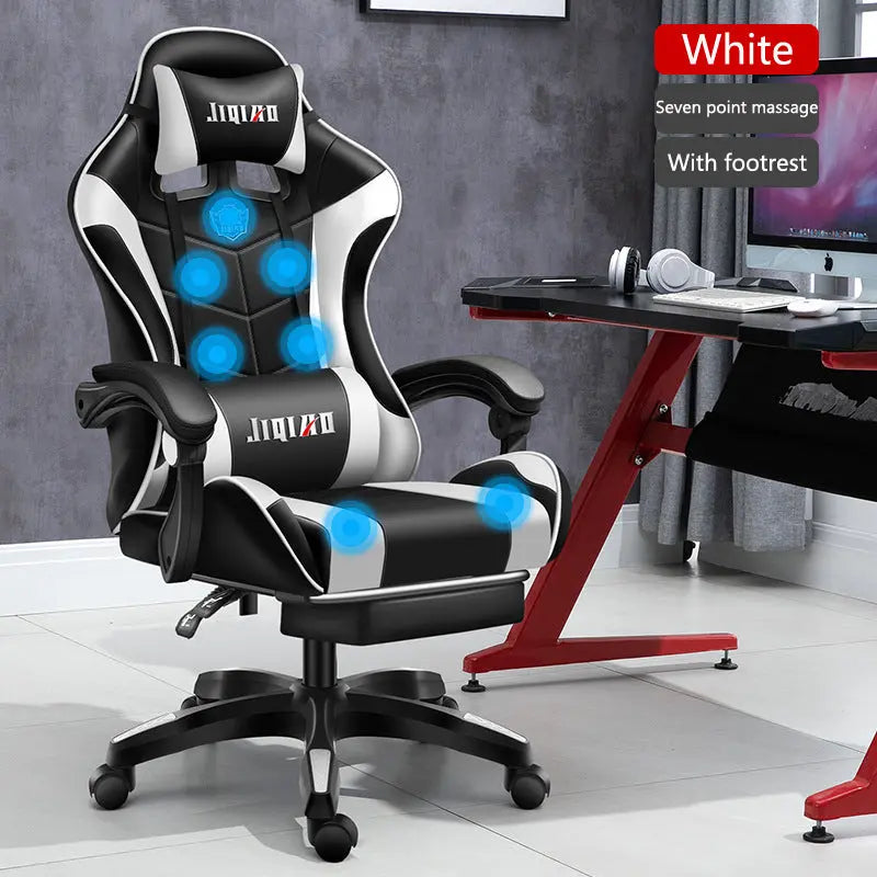 Men's Computer Home Comfort Ergonomic Dormitory Gaming Seat Swivel Chair Dropshipman