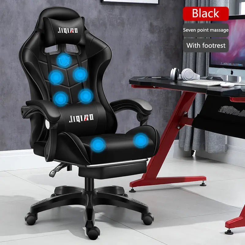 Men's Computer Home Comfort Ergonomic Dormitory Gaming Seat Swivel Chair Dropshipman