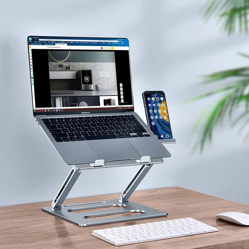 Metal Laptop Stand Office Adjustable Lift Table Dropshipman