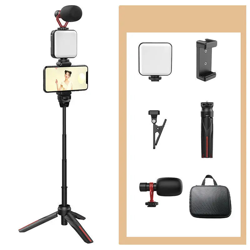 Mobile Phone Live Selfie Stick Fill Light Tripod Dropshipman