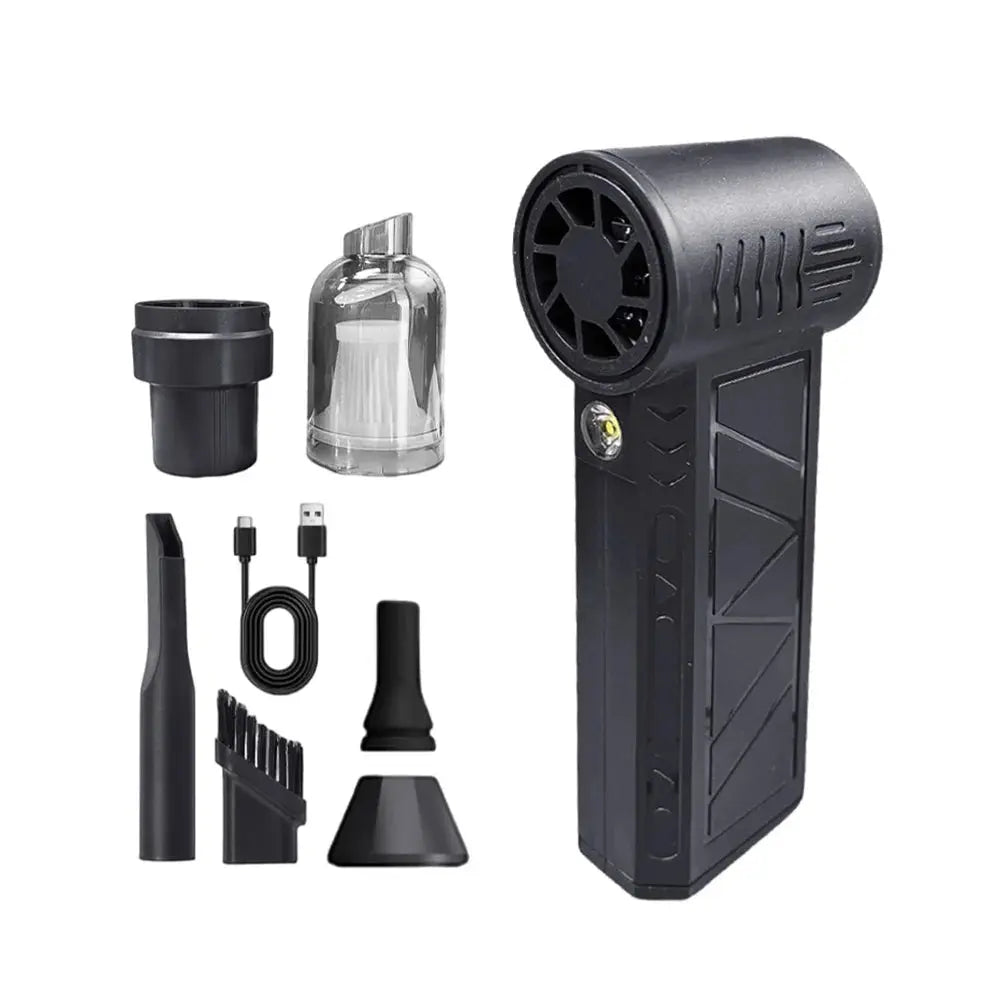 130000RPM Mini Turbo Jet Fan Electric Air Duster Adjustable wind speed Turbo Violent Blower Rechargeable with Light Car Cleaning Dropshipman