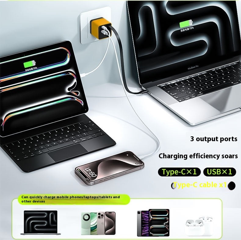 USB-C Fast Charger - Gallium Nitride GaN Technology for Phone Dropshipman