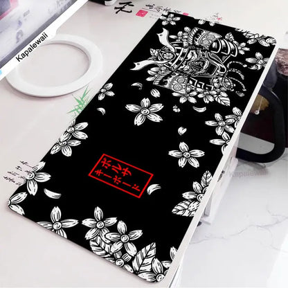 Black And White Desk Mat Gaming Mouse Pad Large Mousepad Gam Dropshipman