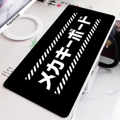 Black And White Desk Mat Gaming Mouse Pad Large Mousepad Gam Dropshipman