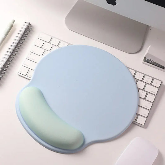 Candy Color Wrister Protective Mouse Pad Office Keyboard Support Dropshipman