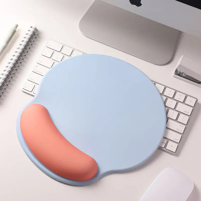 Candy Color Wrister Protective Mouse Pad Office Keyboard Support Dropshipman