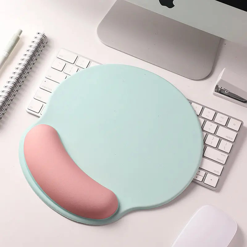 Candy Color Wrister Protective Mouse Pad Office Keyboard Support Dropshipman