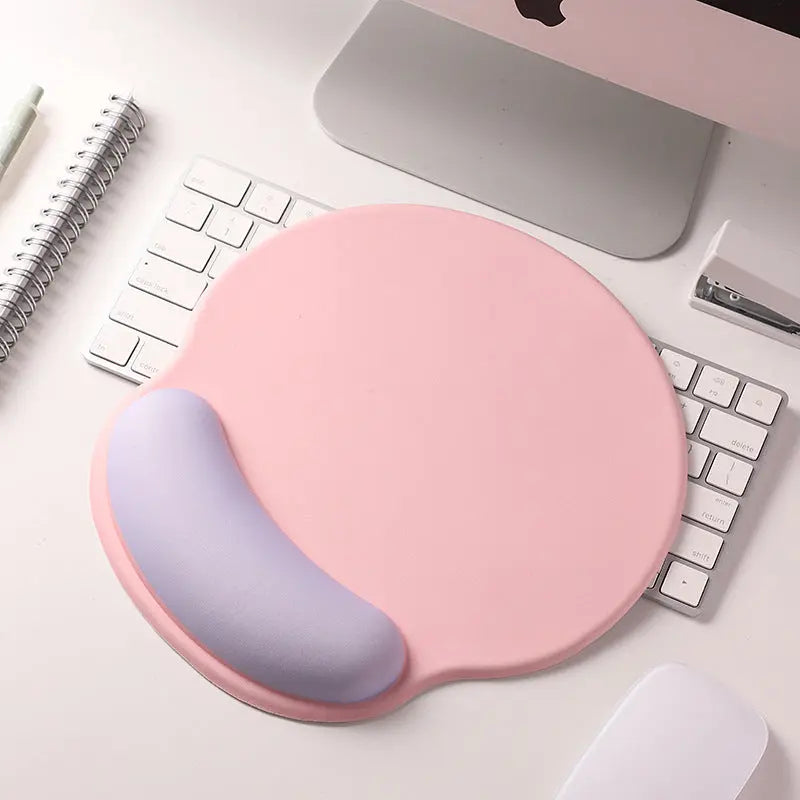 Candy Color Wrister Protective Mouse Pad Office Keyboard Support Dropshipman