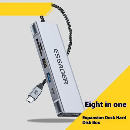 Fashion Personality 8 In 1 Multi-function Hub Dropshipman