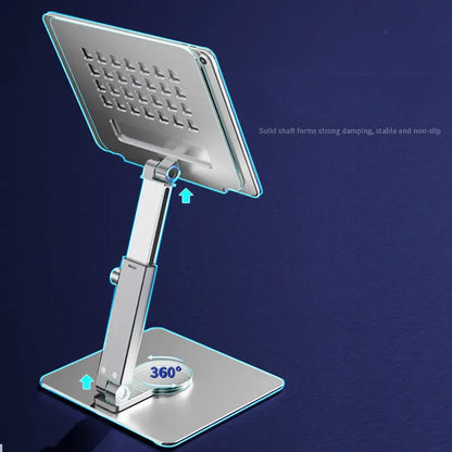 Rotatable Integrated Lift Folding Mechanical Aluminum Mobile Phone Tablet Dropshipman